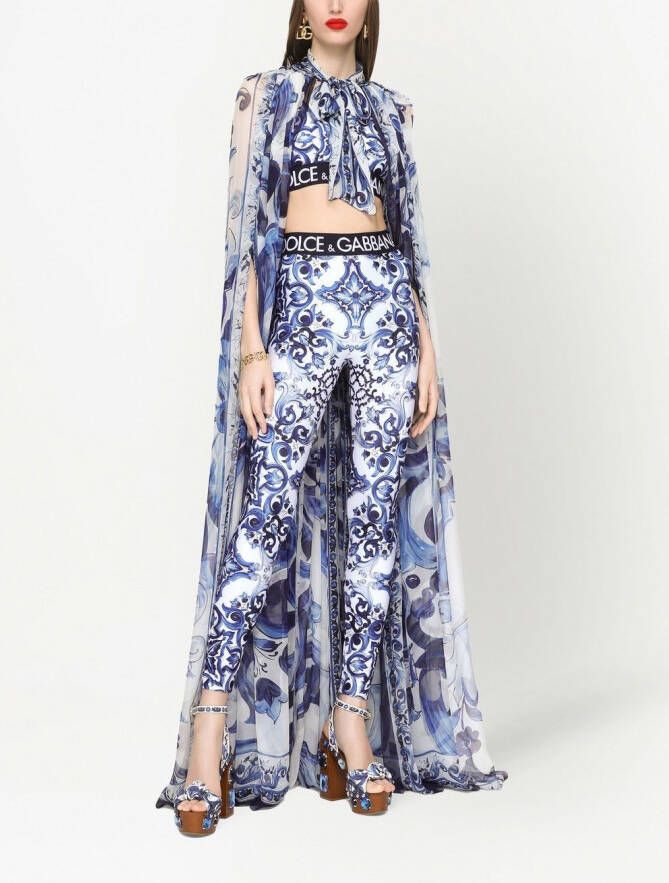 Dolce & Gabbana Cropped top Blauw