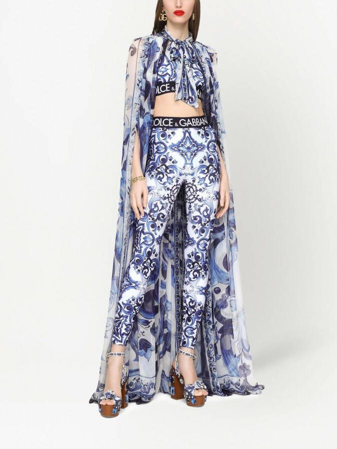 Dolce & Gabbana Cropped top Blauw