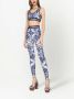 Dolce & Gabbana Cropped top Blauw - Thumbnail 4