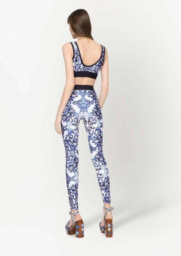Dolce & Gabbana Cropped top Blauw