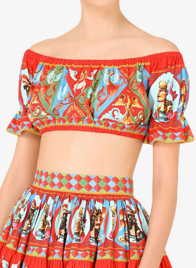Dolce & Gabbana Off-shoulder top Rood