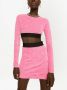 Dolce & Gabbana Cropped top met DG-logo Roze - Thumbnail 5