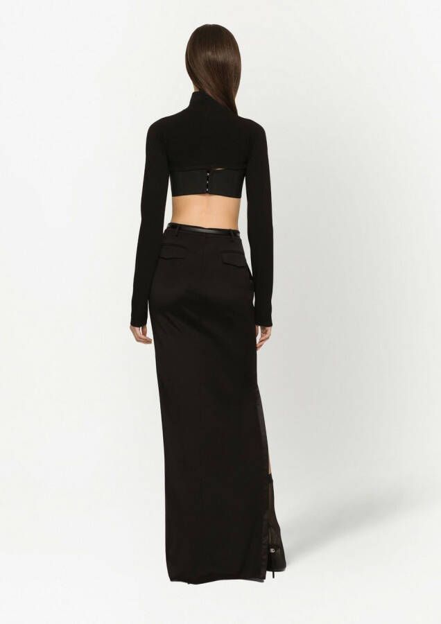 Dolce & Gabbana KIM DOLCE&GABBANA omslagdoek met col Zwart