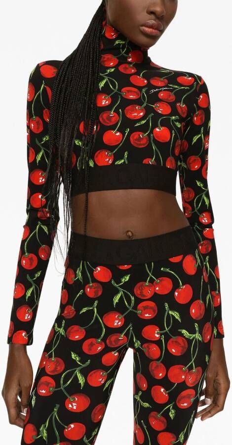 Dolce & Gabbana Cropped top Zwart