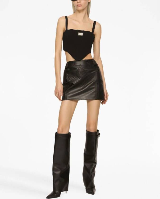 Dolce & Gabbana Cropped top Zwart