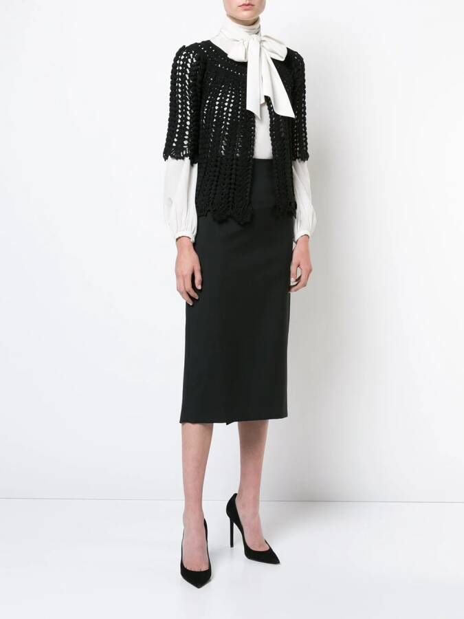 Dolce & Gabbana cropped vest Zwart