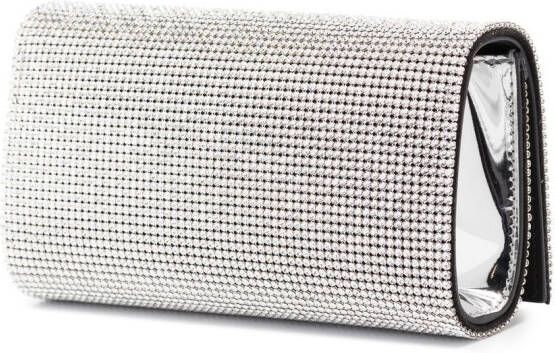 Dolce & Gabbana Schoudertas verfraaid met kristallen logo Beige