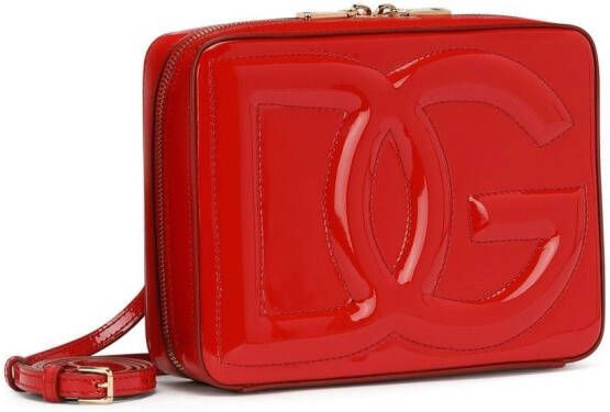 Dolce & Gabbana Medium cameratas met DG-logo Rood
