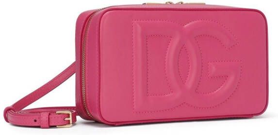 Dolce & Gabbana Kleine cameratas met DG-logo Roze