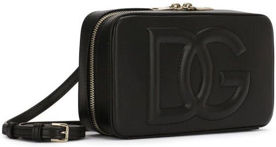 Dolce & Gabbana Kleine cameratas met DG-logo Zwart