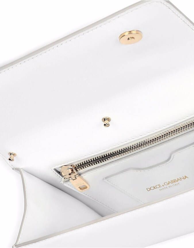 Dolce & Gabbana 3.5 leren clutch Wit