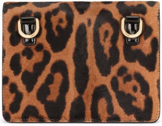 Dolce & Gabbana Crossbodytas met luipaardprint Bruin