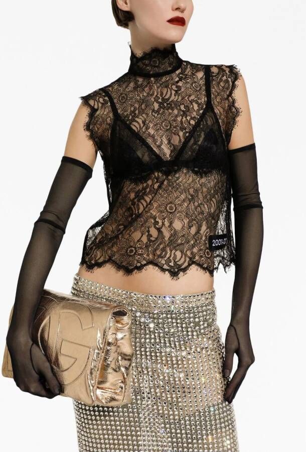 Dolce & Gabbana Crossbodytas met metallic-effect Goud