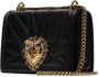 Dolce & Gabbana Devotion medium schoudertas Zwart - Thumbnail 4