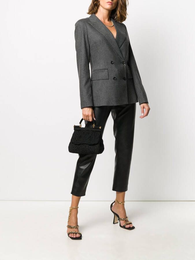 Dolce & Gabbana Devotion draagtas met kant Zwart