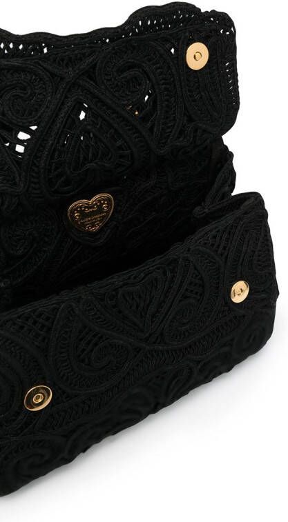 Dolce & Gabbana Devotion draagtas met kant Zwart