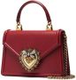 Dolce & Gabbana Devotion kleine shopper Rood - Thumbnail 4
