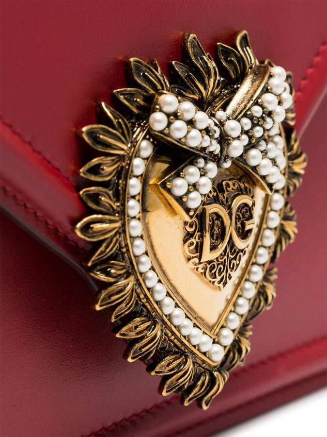Dolce & Gabbana Devotion kleine draagtas Rood