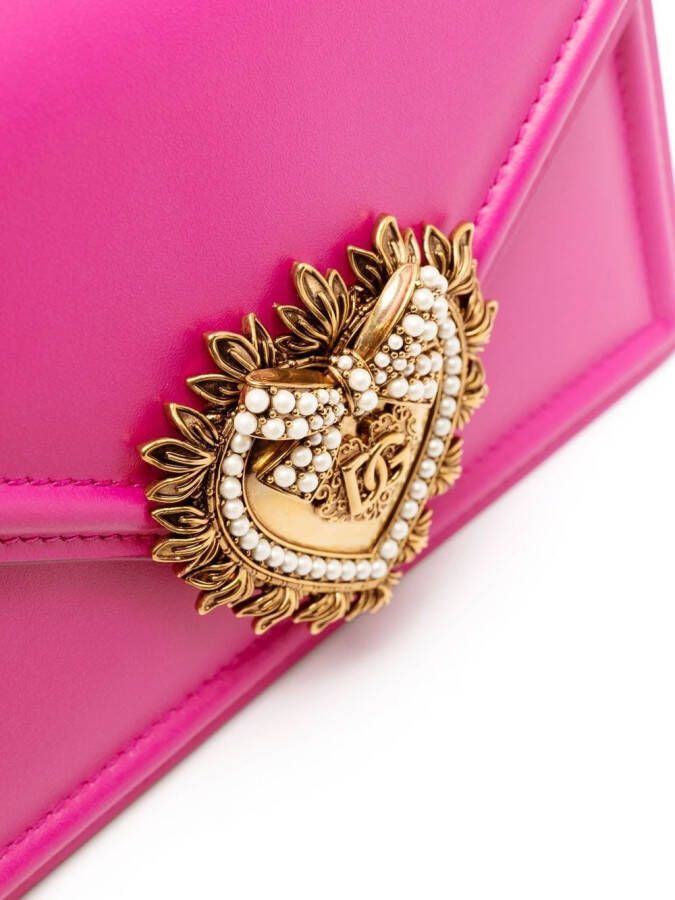 Dolce & Gabbana Devotion kleine shopper Roze