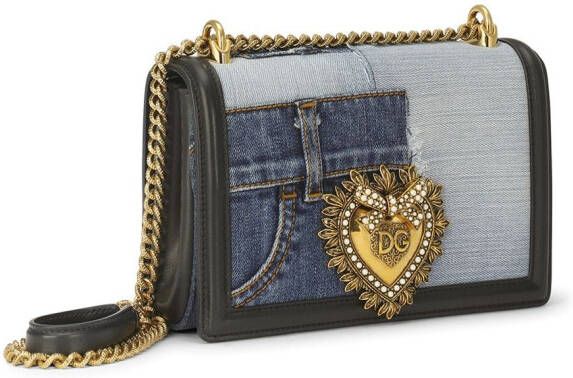 Dolce & Gabbana Devotion medium schoudertas Blauw