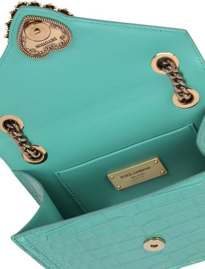Dolce & Gabbana Devotion medium crssbodytas Groen