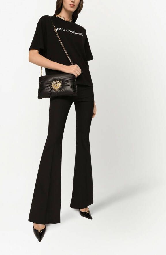 Dolce & Gabbana Devotion Soft kleine crossbodytas Zwart