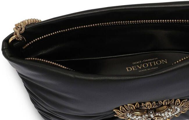 Dolce & Gabbana Devotion Soft kleine crossbodytas Zwart