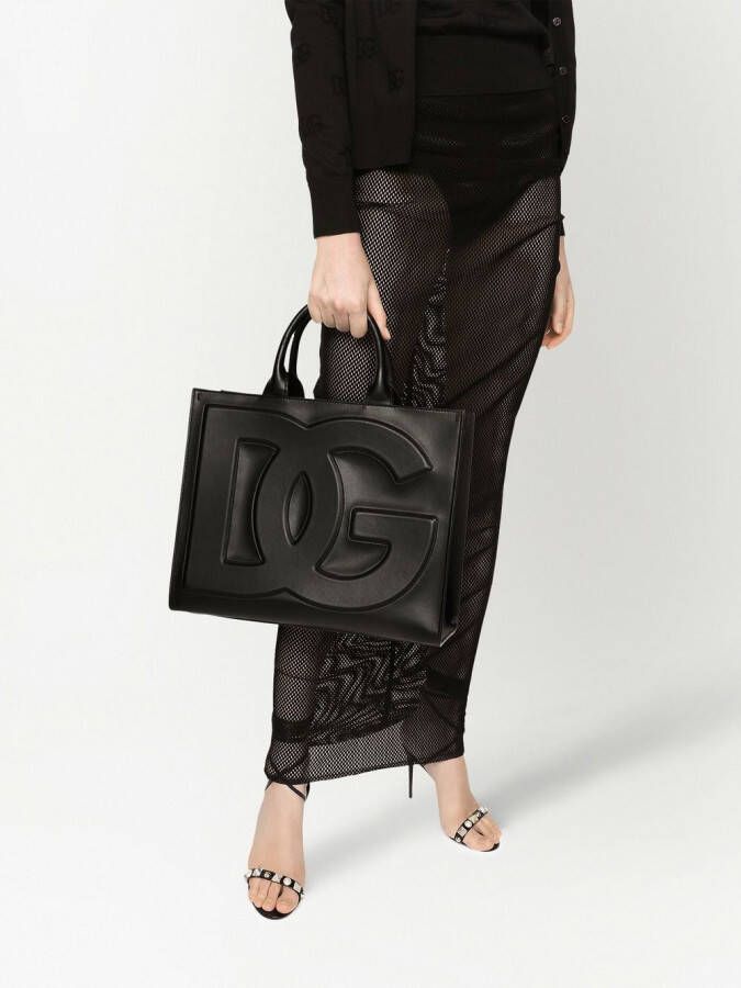 Dolce & Gabbana DG Daily medium shopper Zwart