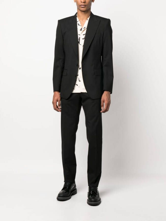 Dolce & Gabbana Pak met enkele rij knopen Zwart