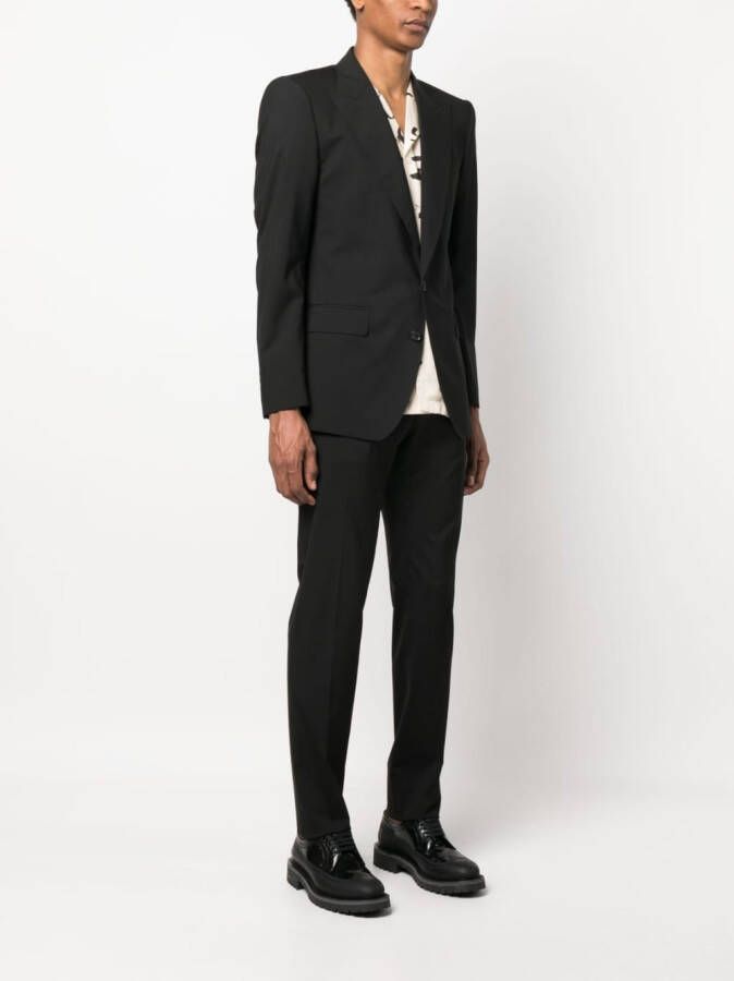 Dolce & Gabbana Pak met enkele rij knopen Zwart