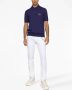 Dolce & Gabbana Poloshirt van scheerwol met logo-label Blauw - Thumbnail 2