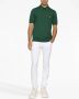 Dolce & Gabbana Poloshirt van scheerwol met logo-label Groen - Thumbnail 2