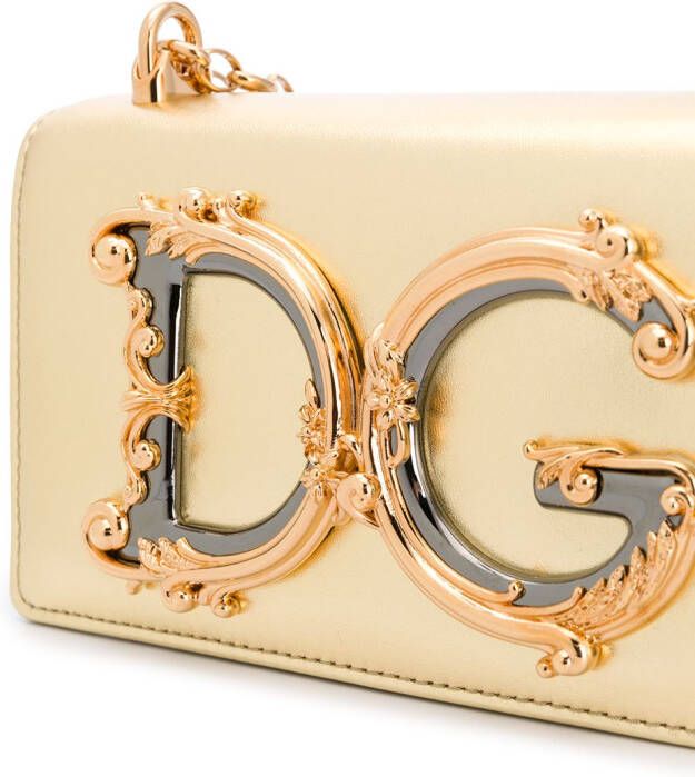 Dolce & Gabbana DG Girls crossbodytas Goud
