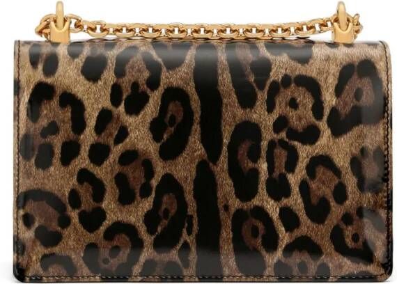 Dolce & Gabbana DG Girls crossbodytas met luipaardprint Zwart