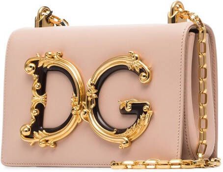 Dolce & Gabbana DG Girls schoudertas met logo Roze