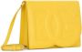 Dolce & Gabbana Leren crossbodytas met DG logo Geel - Thumbnail 4