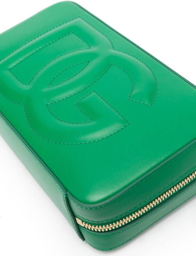 Dolce & Gabbana Crossbodytas met DG logo Groen