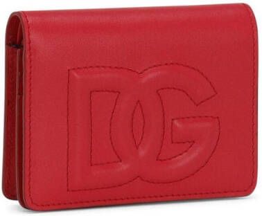 Dolce & Gabbana Portemonnee met logo Rood