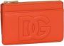 Dolce & Gabbana Leren portemonnee Oranje - Thumbnail 3