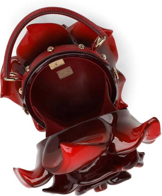 Dolce & Gabbana Dolce Box shopper met roospatroon Rood