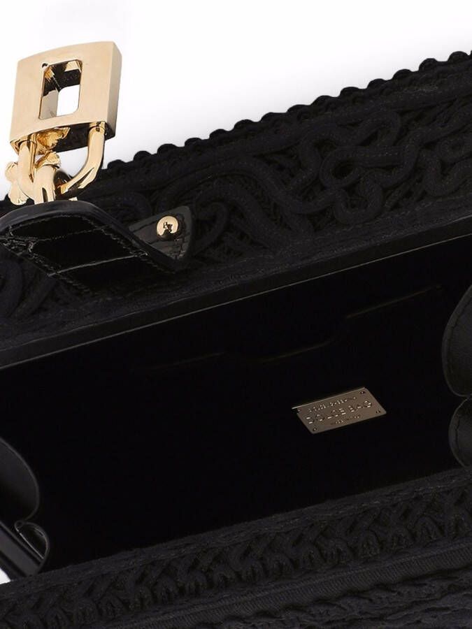 Dolce & Gabbana Dolce Box tas met handgreep Zwart