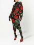 Dolce & Gabbana Donsjack met bloemenprint Zwart - Thumbnail 2