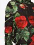 Dolce & Gabbana Donsjack met bloemenprint Zwart - Thumbnail 5