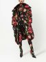 Dolce & Gabbana Donsjack met bloemenprint Zwart - Thumbnail 2
