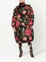 Dolce & Gabbana Donsjack met bloemenprint Zwart - Thumbnail 3