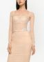 Dolce & Gabbana KIM DOLCE&GABBANA doorzichtige korset Beige - Thumbnail 5