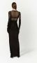 Dolce & Gabbana KIM DOLCE&GABBANA tulen cropped top Zwart - Thumbnail 4