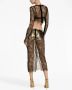 Dolce & Gabbana Doorzichtige top Zwart - Thumbnail 3
