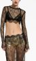 Dolce & Gabbana Doorzichtige top Zwart - Thumbnail 4
