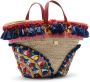 Dolce & Gabbana Kendra geweven mand met borduurwerk Beige - Thumbnail 3